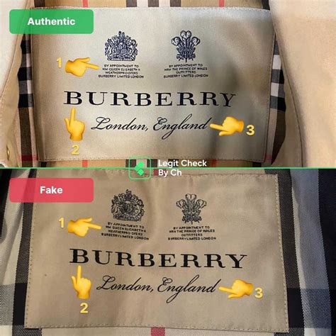 burberry label real vs fake